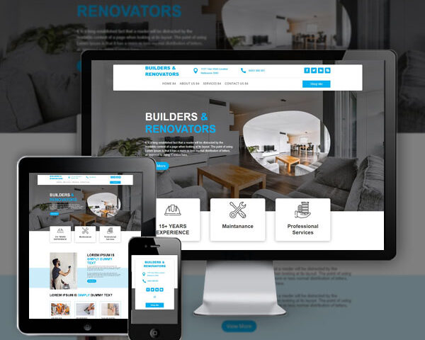 Best Builders and Renovators Website Design Bendigo