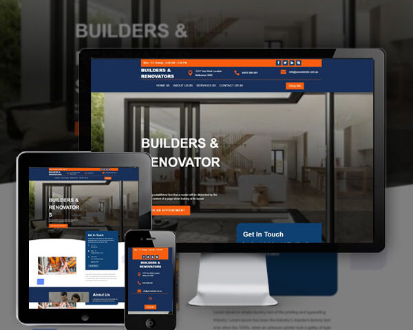 Builders and Renovators Web design Company NSW