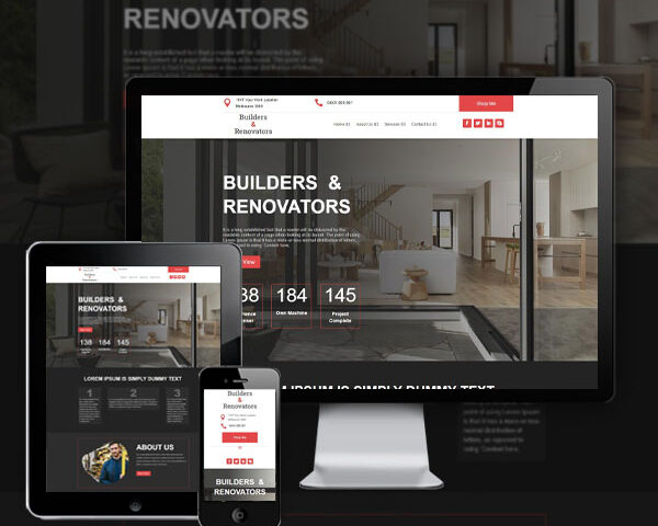 Builders and Renovators Web Design Agency Sydney