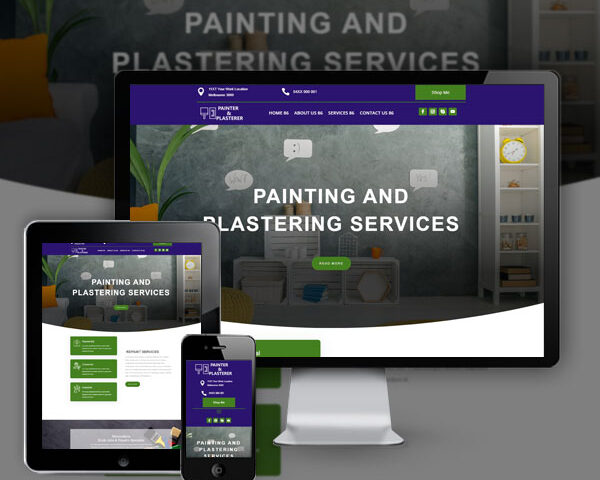 Painter and Plasterer Website design Agency Melbourne