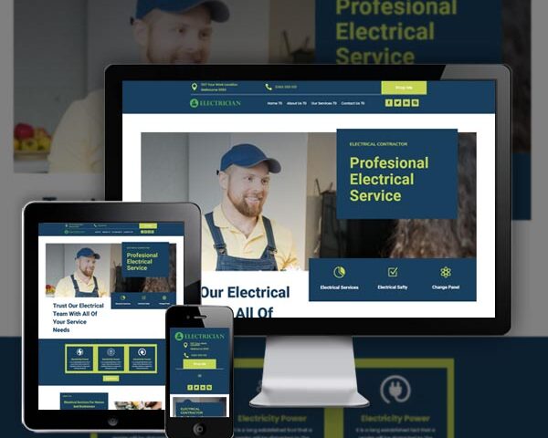 Electrician Website design Company in Bendigo