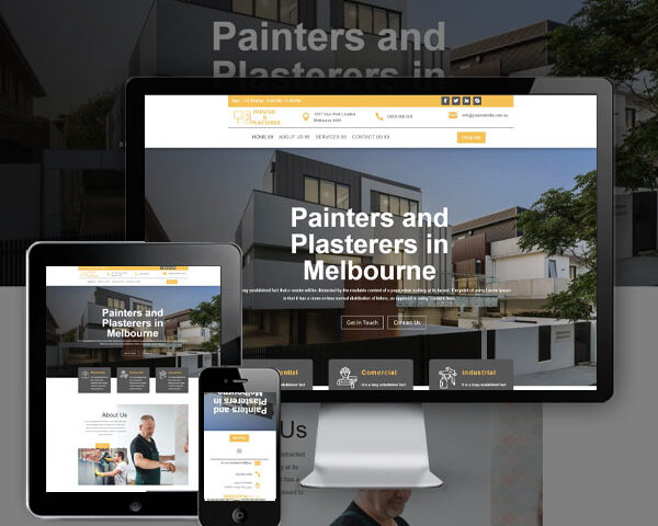 Painter and Plasterer Web design Company in Bendigo