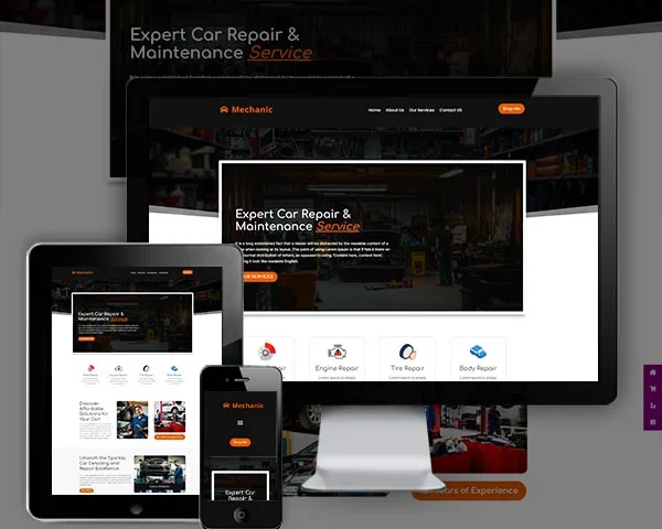 Mechanic Website (Modern - 1)