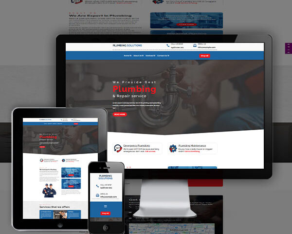 Plumber Website (Modern - 1)