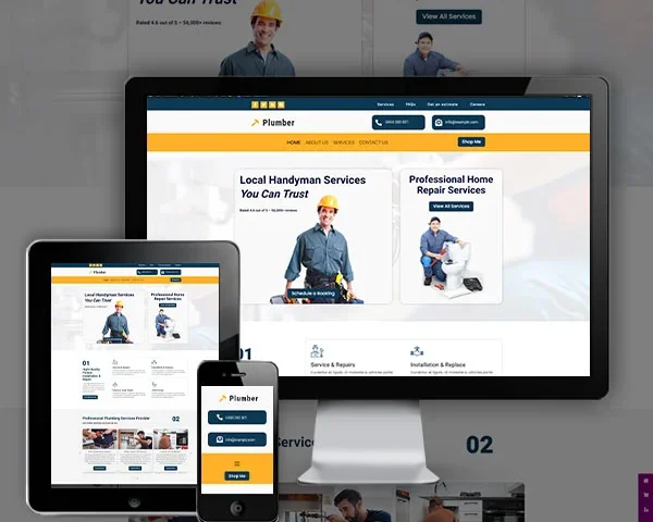 Plumber Website (Style - 1)