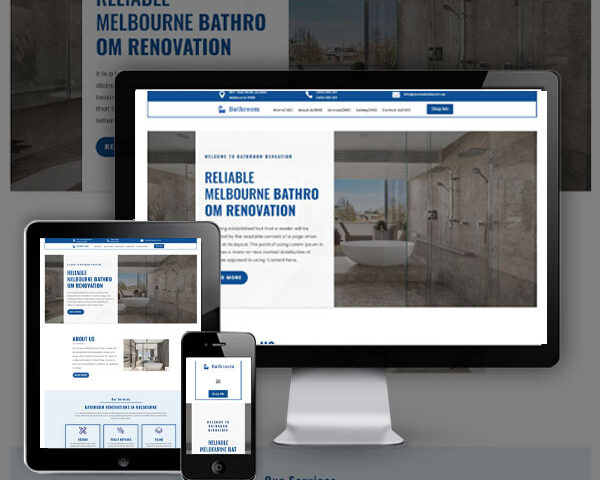Bathroom Renovation Web design Company NSW