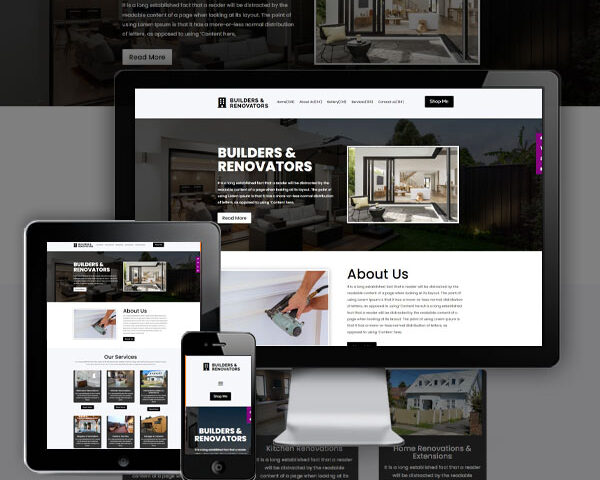 Builders and Renovators Website Design Tarneit