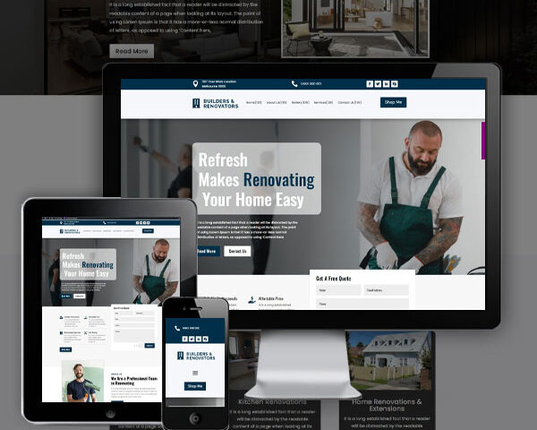Builders and Renovators Web Design Agency Tullamarine