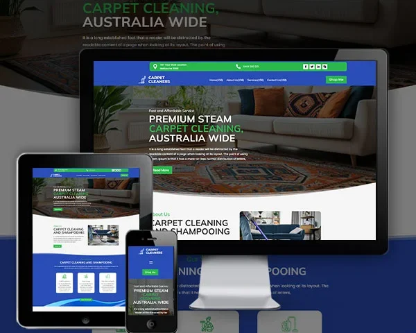 Carpet Cleaning Website (Modern - 2)