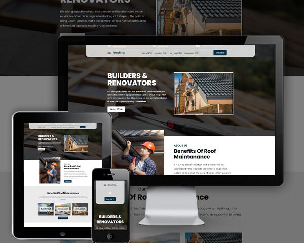 Roofing Services Website design Agency Melbourne