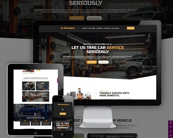 Mechanic Website (Style - 2)