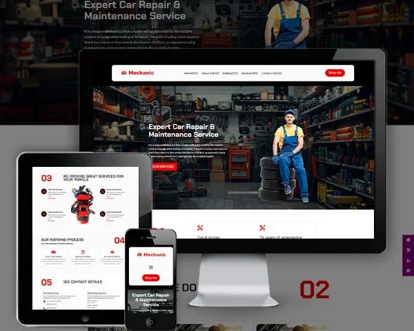 Mechanic Website (Modern - 2)