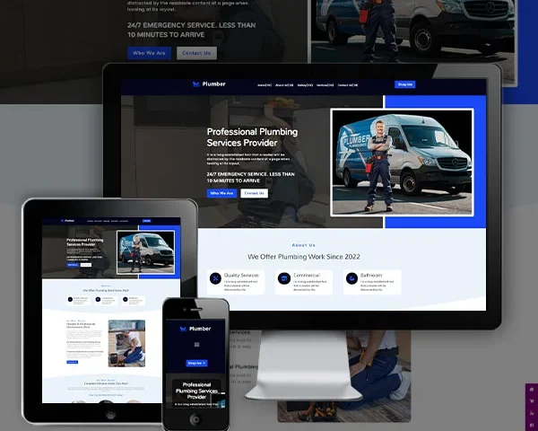 Plumber Website (Best Seller - 2)