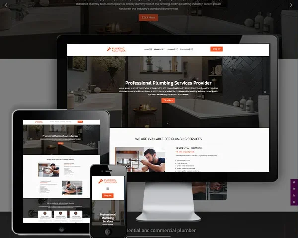 Plumber Website (Style - 2)