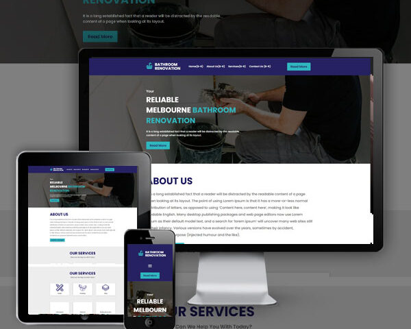 Best Bathroom Renovation Website Design Bendigo