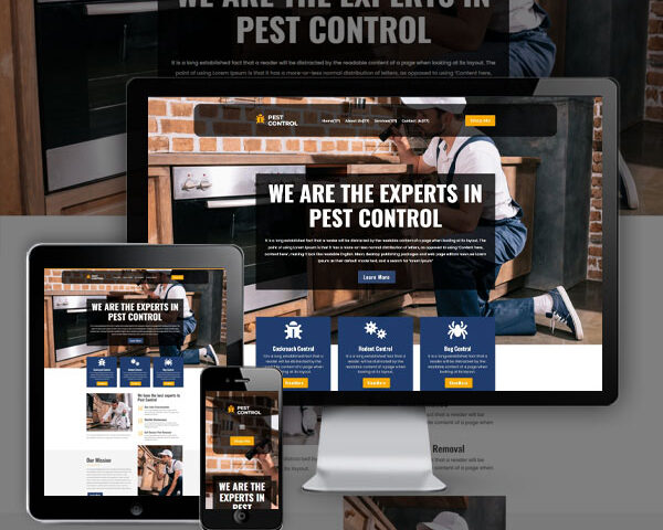 Affordable Pest Control Website Design Bendigo