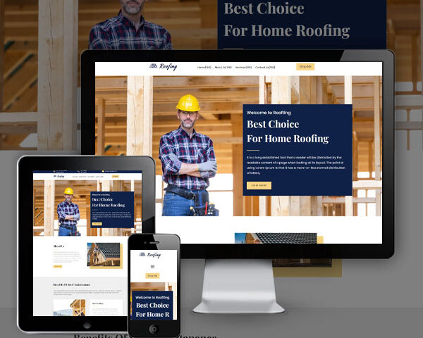 Roofing Services Website Design Sydney