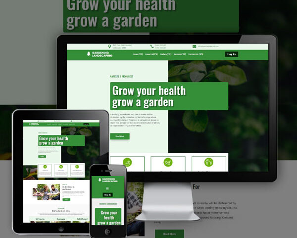 Landscaping Website Design Agency Bendigo