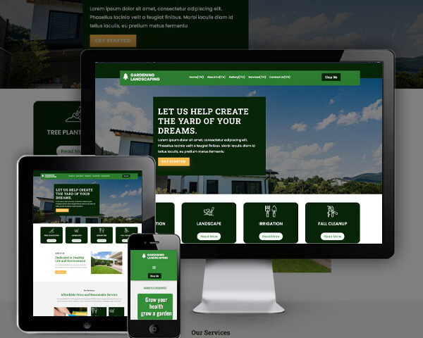 Landscaping Website Design Agency Melbourne