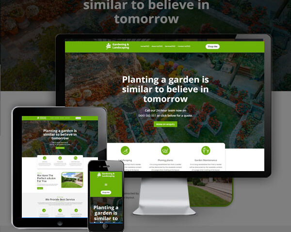 Landscaping Website Design Agency Geelong
