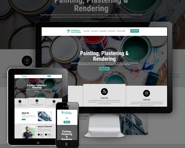 Attractive Painter and Plasterer Website Design Agency Tullamarine
