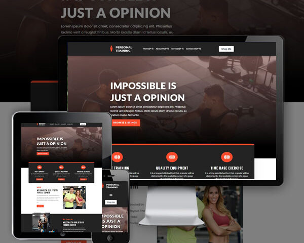 Personal Training Website design Agency Melbourne