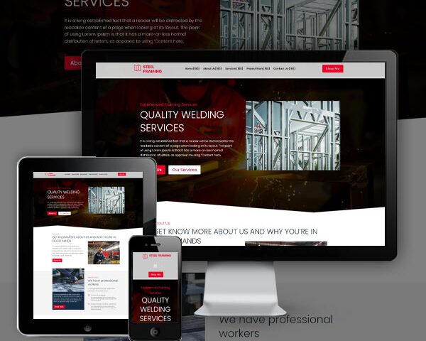 Steel Framing Website design Agency Geelong
