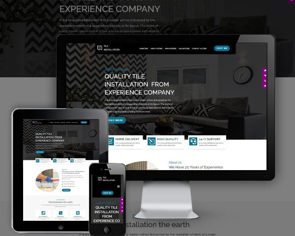 Tile Installation Website Design Bendigo