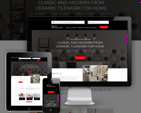 Tile Installation Website design Agency Geelong
