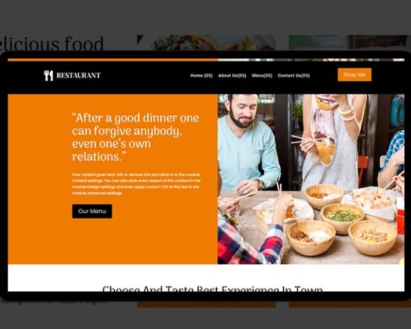 Restaurants  Website (Best Seller - 4)